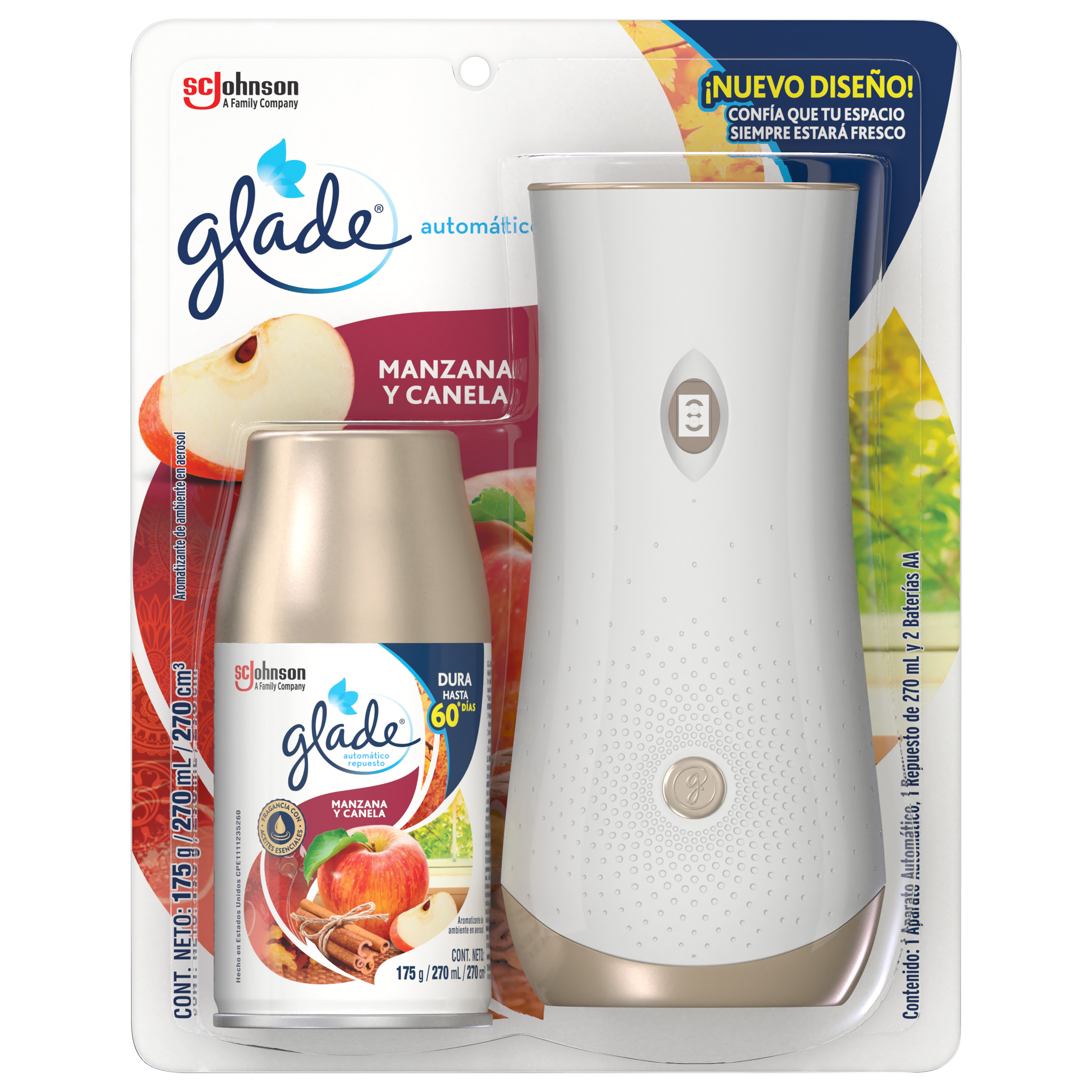 Glade® Automático Manzana Y Canela