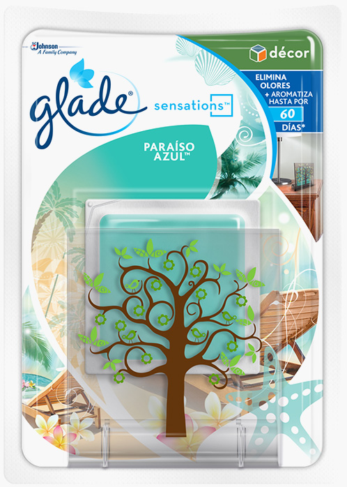 Glade® Sensations® Glass Paraíso Azul™