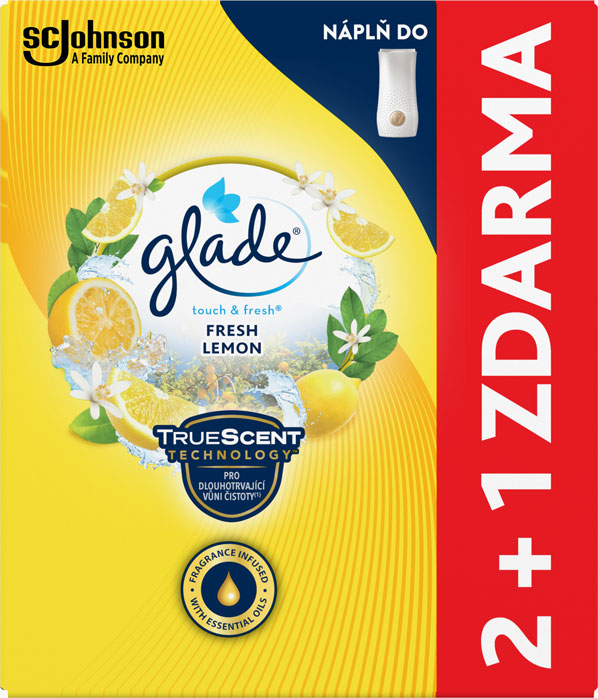 Glade® Touch & Fresh náplň 2+1 Fresh Lemon