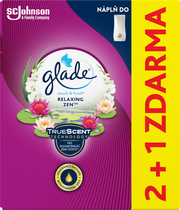 Glade® Touch & Fresh náplň 2+1 Relaxing Zen