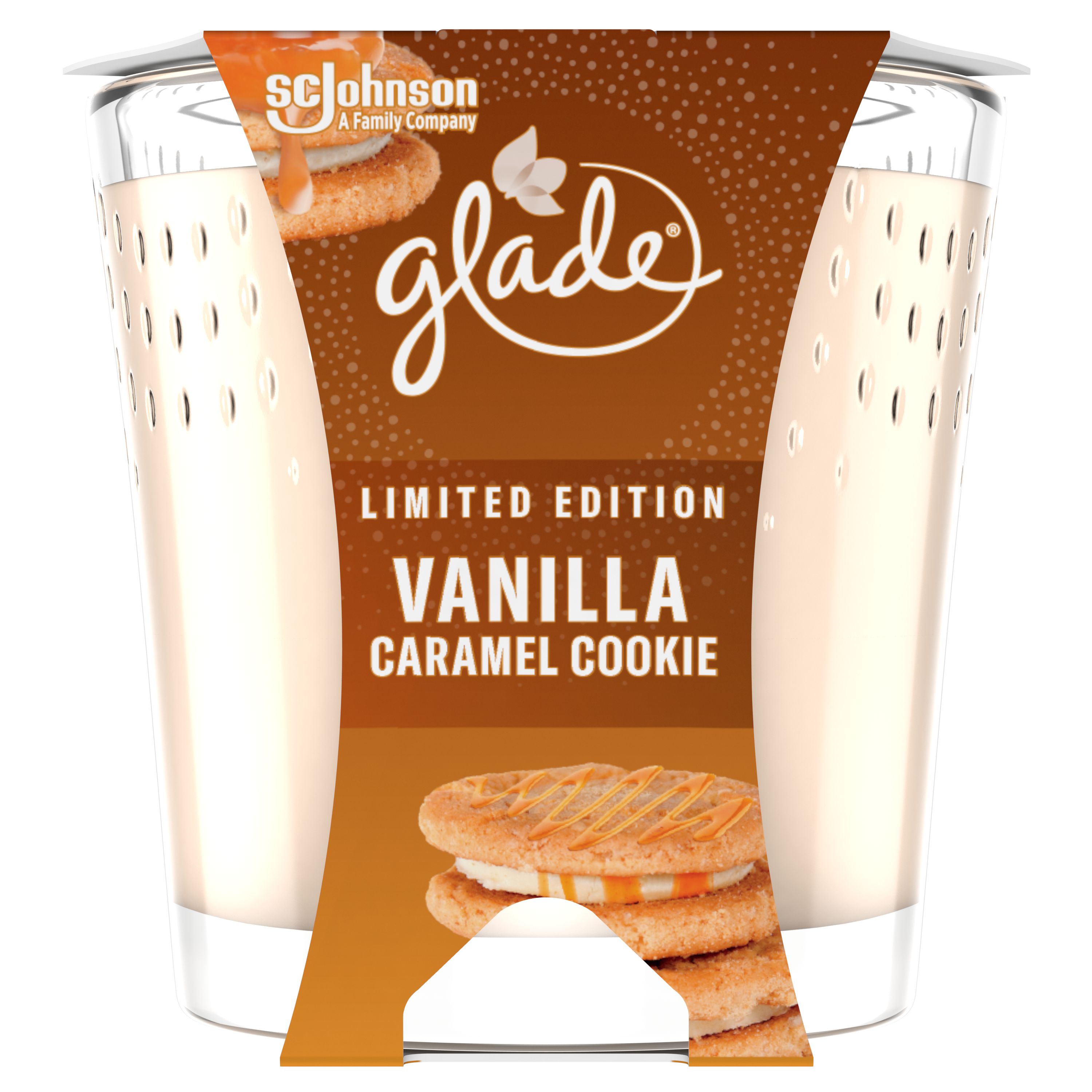 Glade® Duftkerze Vanilla Caramel Cookie