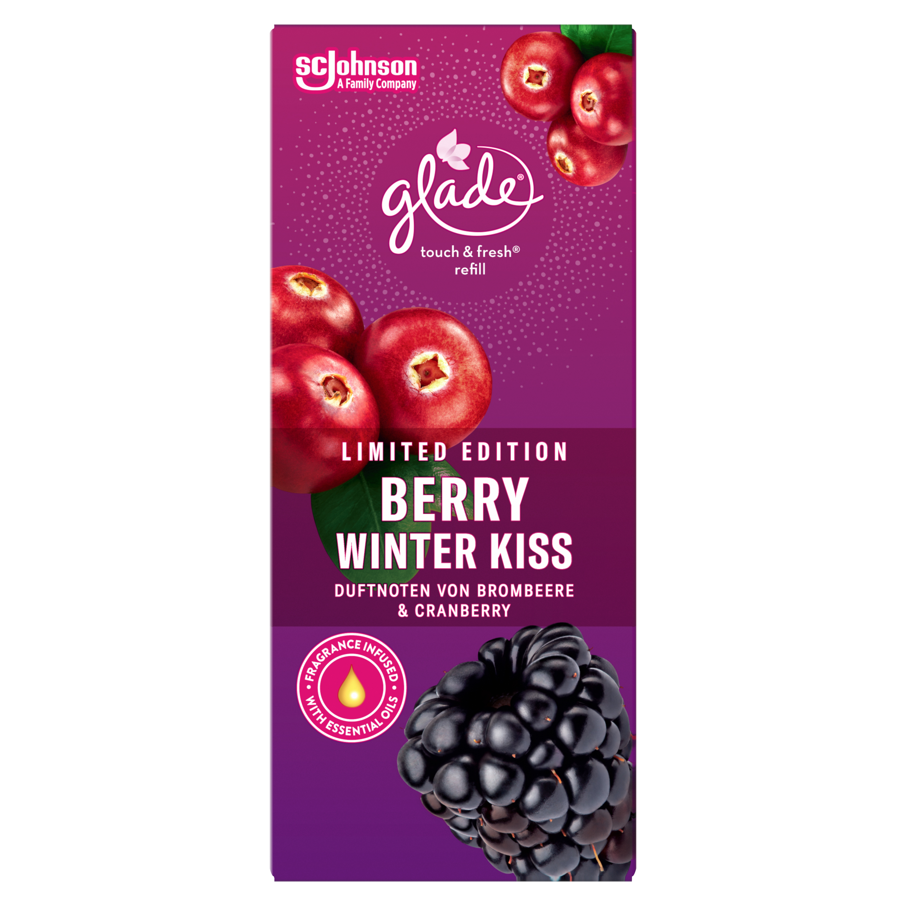 Glade® touch & fresh Nachfüller Berry Winter Kiss