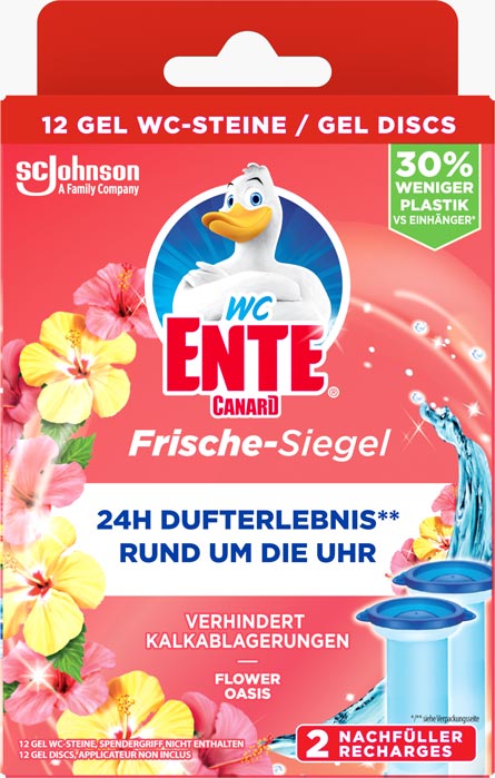WC-Ente® Frische Siegel Nachfüller Flower Oasis