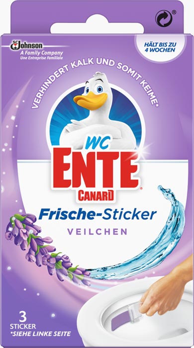 WC-Ente® Frische Sticker Veilchen