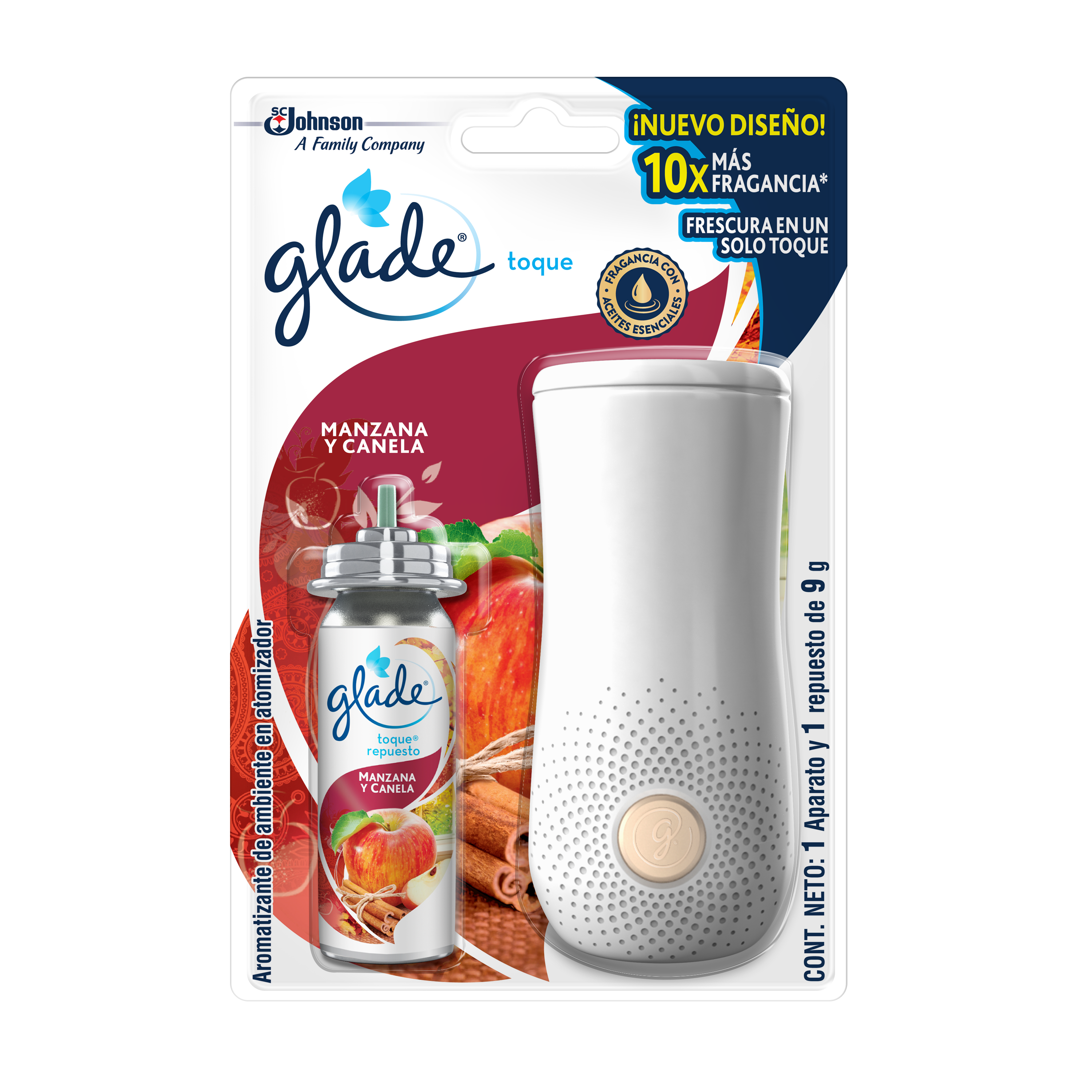 Glade® Toque® Manzana Canela