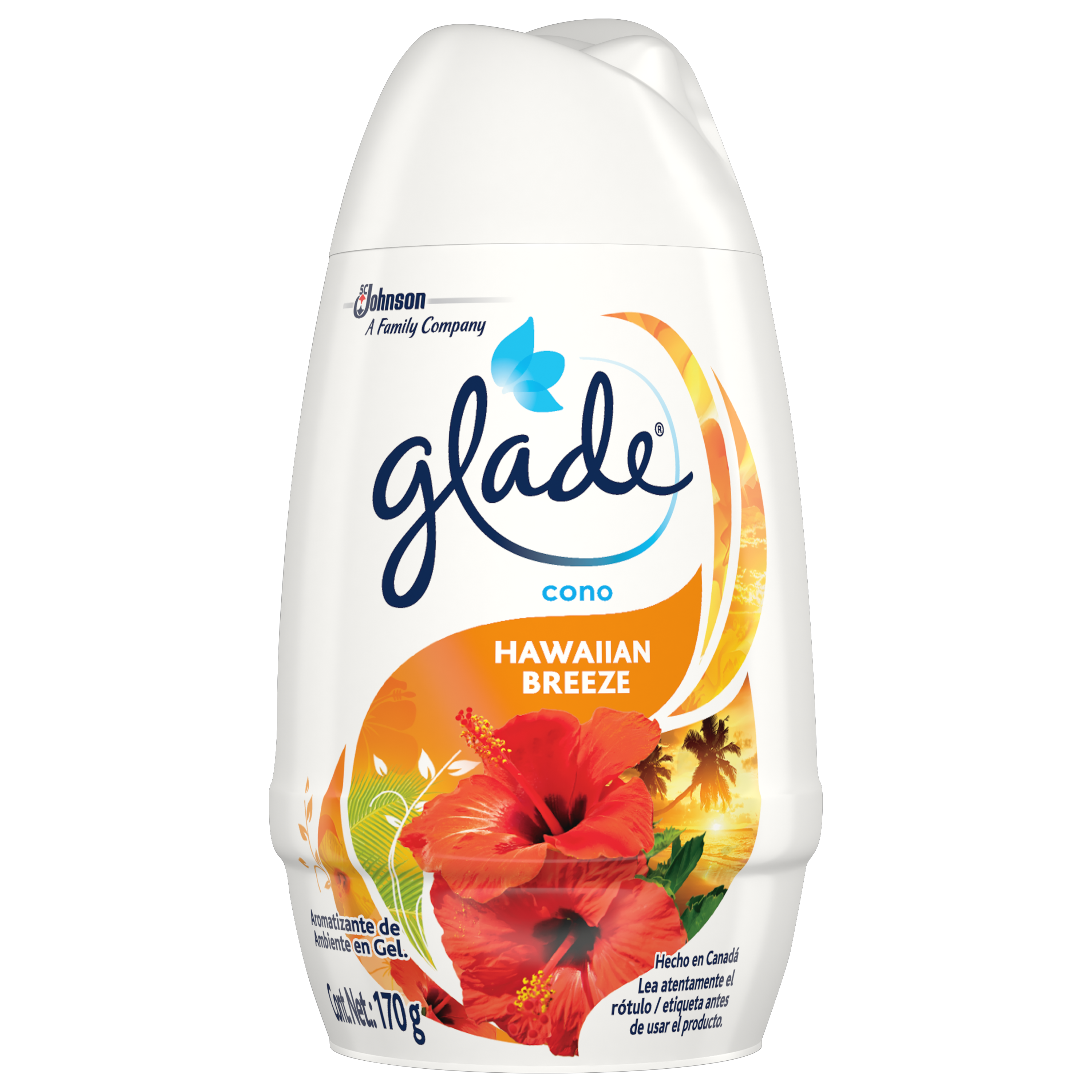 Glade® Cono Aromatizante de Ambiente en Gel Hawaiian Breeze®