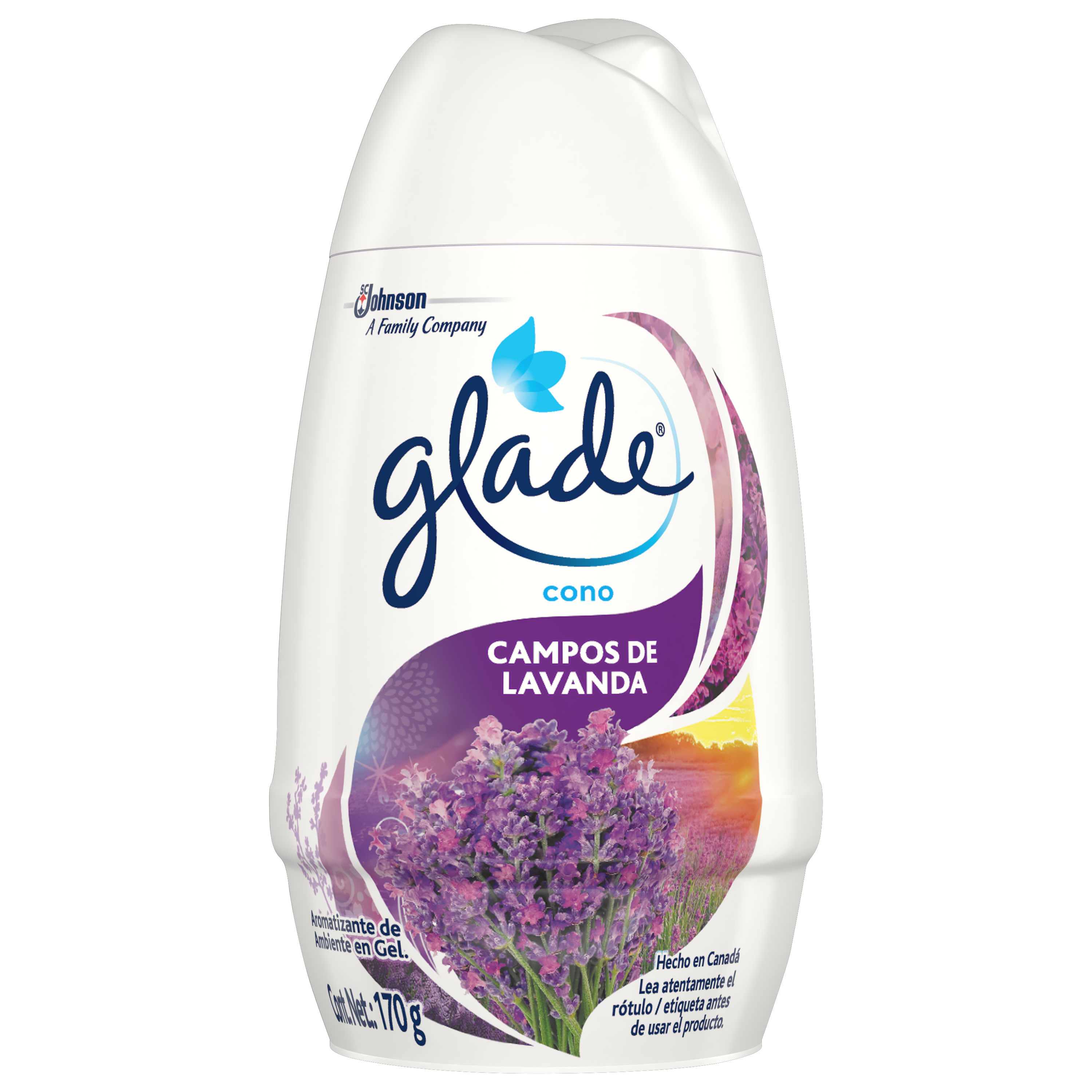 Glade® Cono Aromatizante de Ambiente en Gel Campos de Lavanda