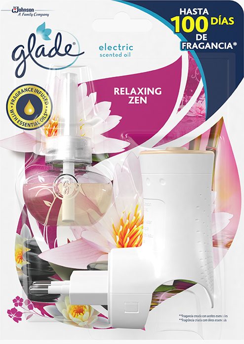 Glade® eléctrico aceites esenciales-aparato-relax-zen