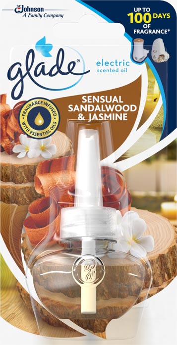 Glade® Liquid Electric Sensual Sandalwood & Jasmine, täyttö