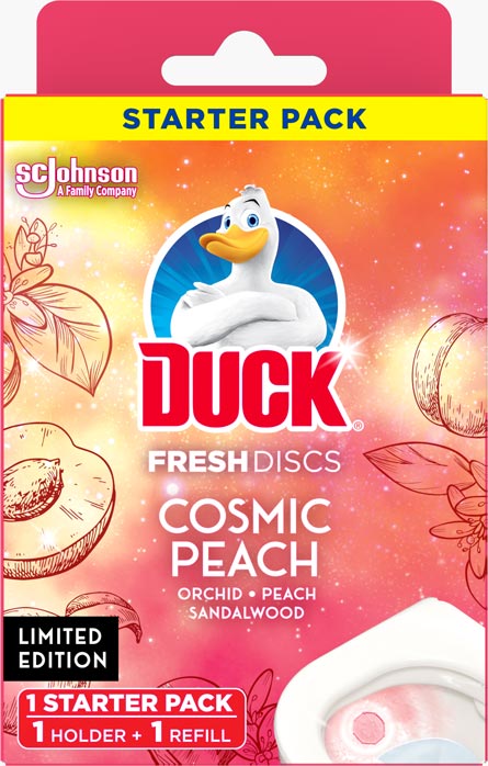 Duck® Fresh Discs Cosmic Peach