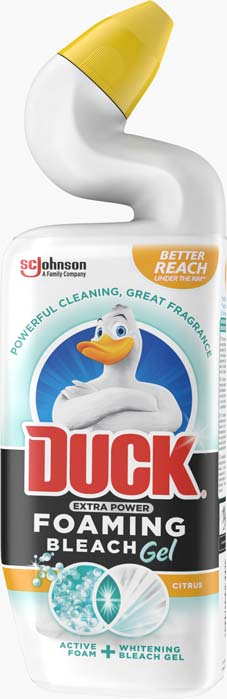 Duck® Valkaiseva ja vaahtoava Citrus wc-puhdistusaine