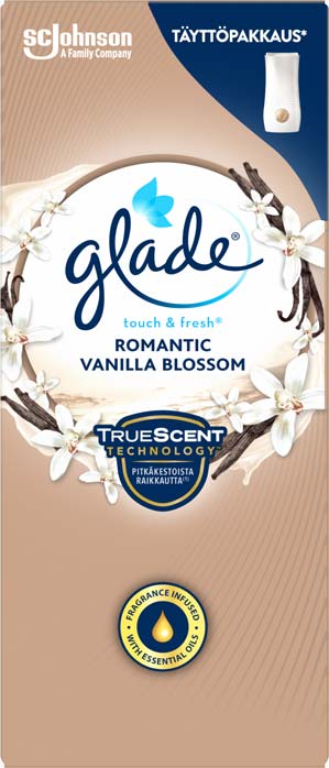 Glade® Touch & Fresh täyttö Romantic Vanilla Blossom