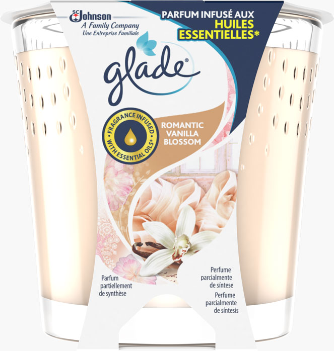 Glade® Bougie Design Romantic Vanilla Blossom