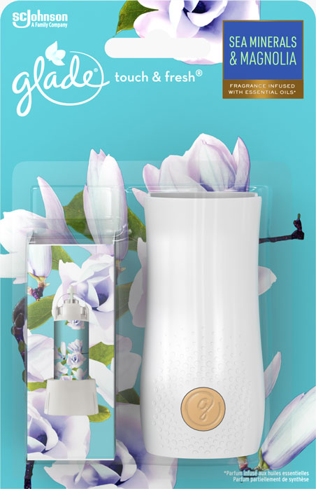 Glade® Elegance Touch&Fresh® Diffuseur Sea Minerals & Magnolia