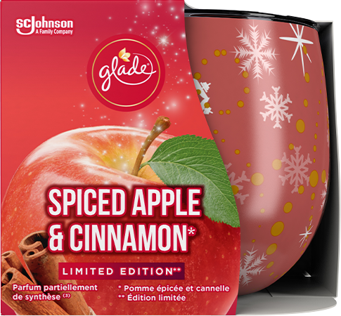 Glade® Bougie Apple & Cinnamon