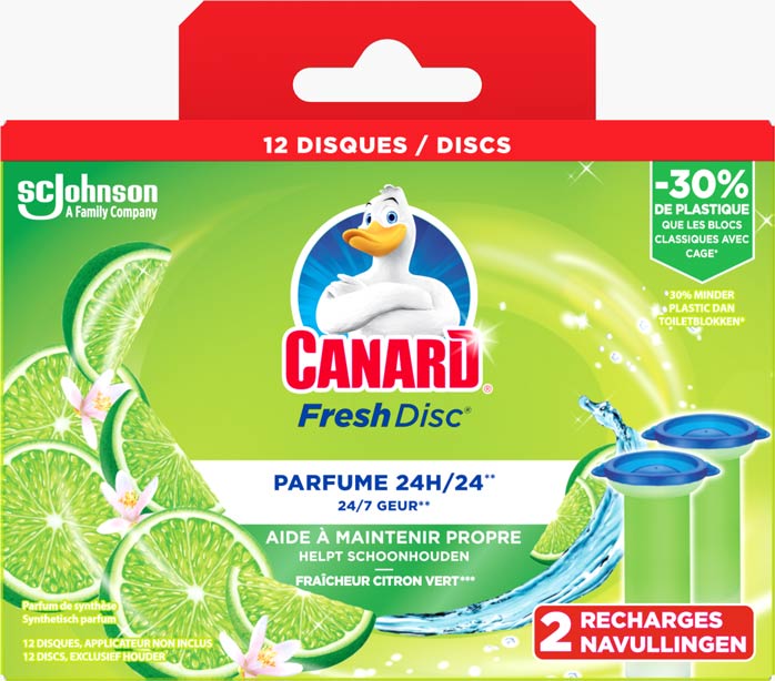 Canard® Fresh Disc Recharges Fraîcheur Citron Vert