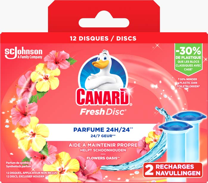 Canard Fresh Disc Flow 6 disques Contenu