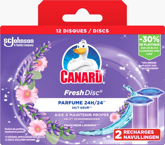 Canard Fresh Disc Flow 6 disques Contenu