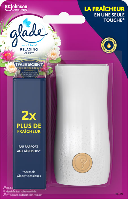 Glade® Touch & Fresh® Diffuseur Relaxing Zen™