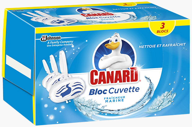 Canard® Bloc WC Solide parfumant Fraicheur Marine