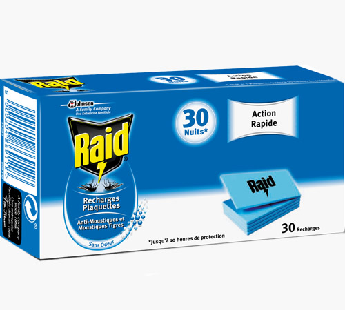 Raid® Recharge Plaquette Inodore