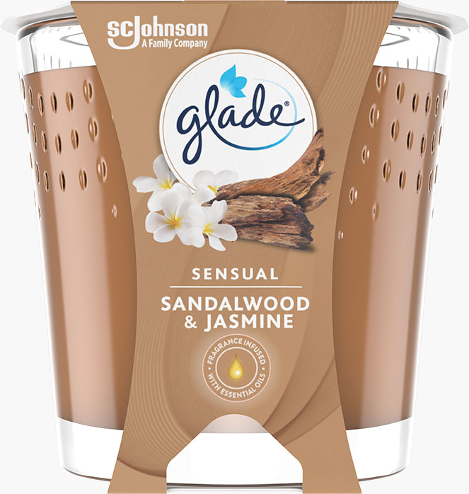Glade® Candle Sensual Sandalwood & Jasmine