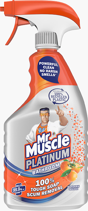 Mr Muscle® Platinum Antibacterial Bathroom Spray Mandarin