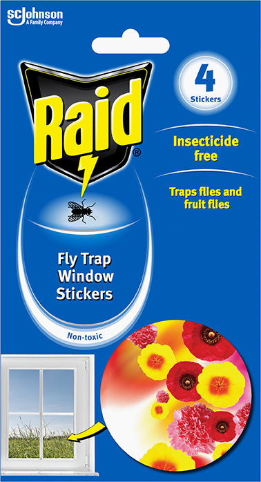 Raid® Fly Trap Window Stickers