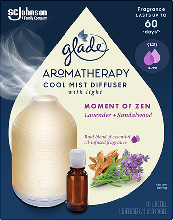 Glade® Aromatherapy Diffuser Holder Moment of Zen Air Freshener