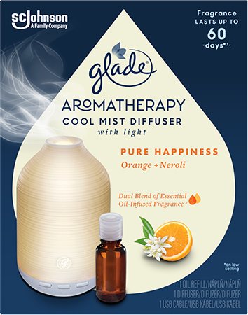 Glade® Aromatherapy Diffuser Holder Pure Happiness Air Freshener
