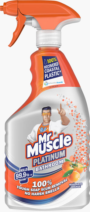Mr Muscle® Platinum Antibacterial Bathroom Spray Mandarin