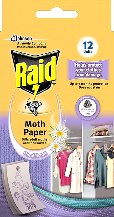 Raid® Moth Paper