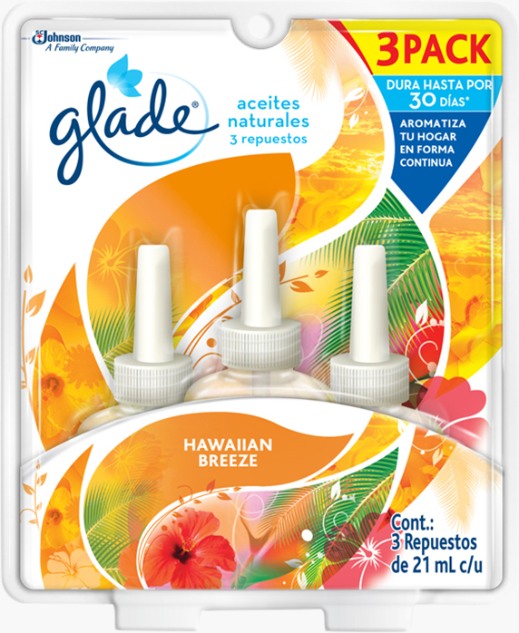 Glade® Aceites Naturales Hawaiian Breezee