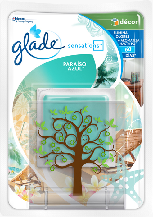Glade® Sensations™ Glass Paraíso Azul™