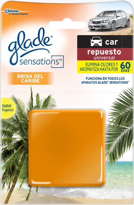 Glade® Sensations™ Car Repuesto Brisa del Caribe