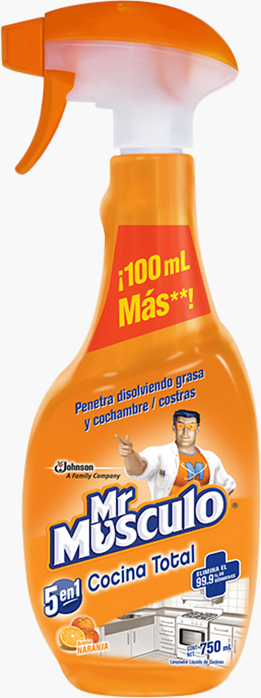 Mr Músculo® Cocina Total 5 en 1 Naranja