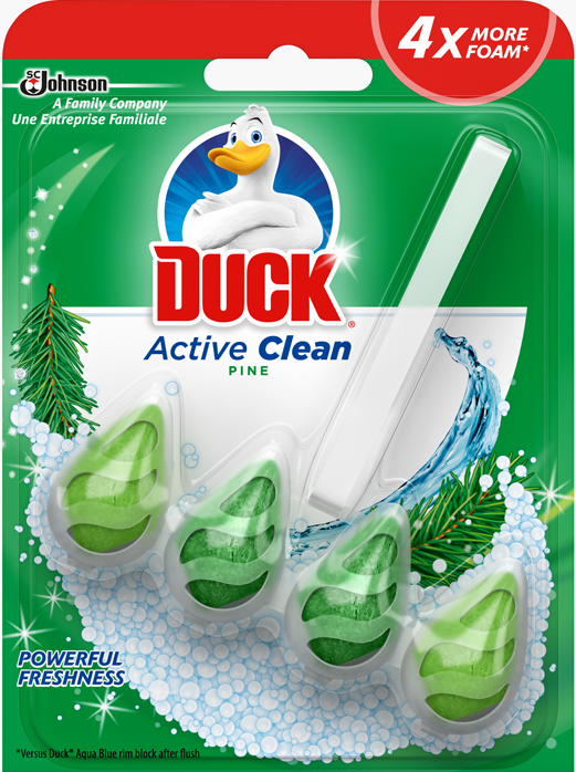 Duck® Active Clean WC-öblítő rúd Pine