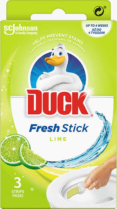 Duck® Fresh Stick zselés WC-öblítő csík Lime