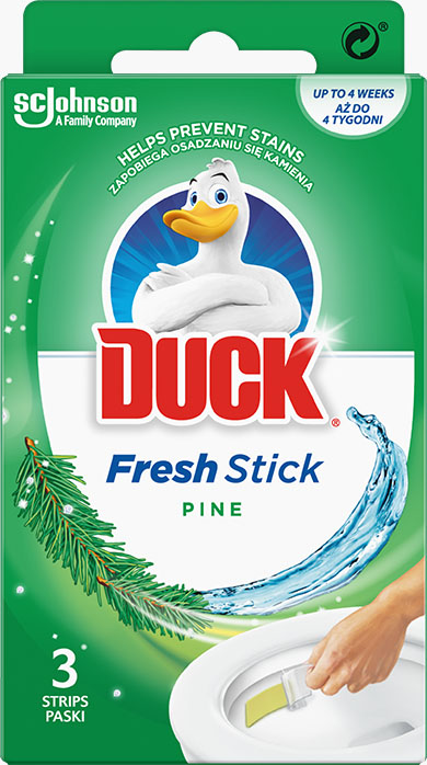 Duck® Fresh Stick zselés WC-öblítő csík Pine