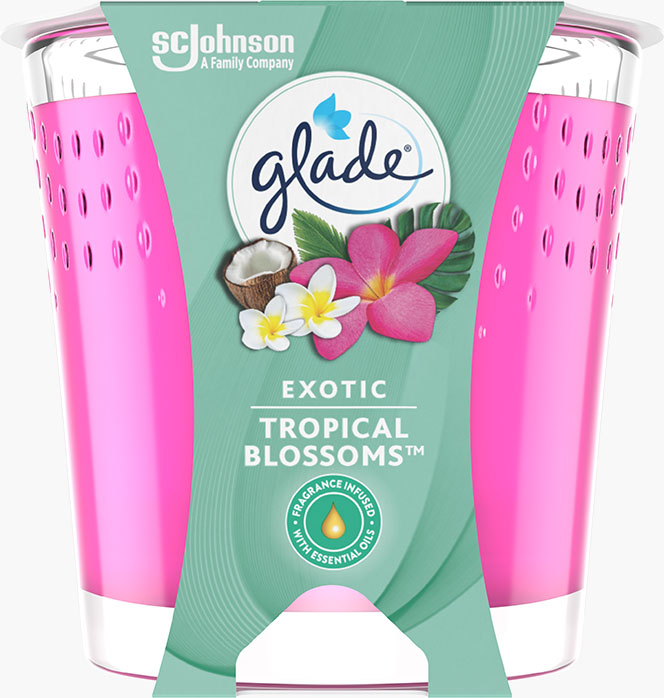 Glade® illatgyertya Exotic Tropical Blossoms™