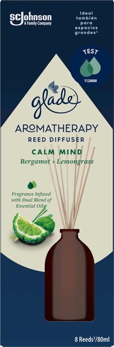 Glade® Aromatherapy Reed Diffuser fapálcás illatosító -Calm Mind