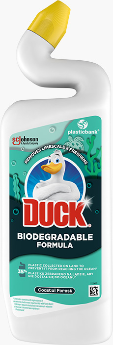 Duck® Biológiailag lebomló formula - WC-tisztító folyadék Coastal Forest