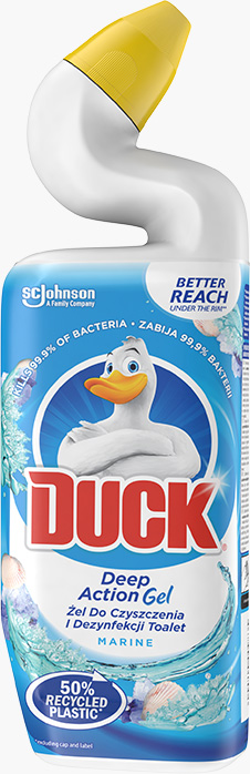 Duck® Deep Action WC-tisztító fertőtlenítő folyadék Marine