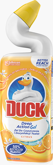 Duck® Deep Action WC-tisztító fertőtlenítő folyadék Citrus