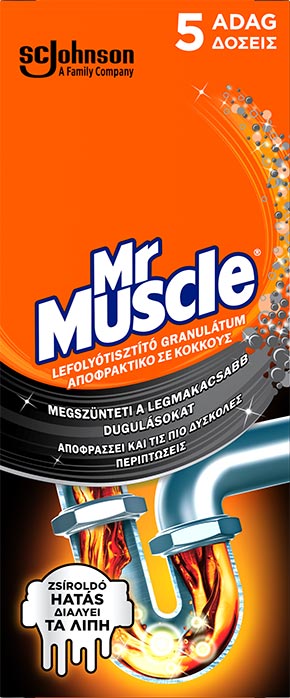 Mr. Muscle® Lefolyótisztító granulátum