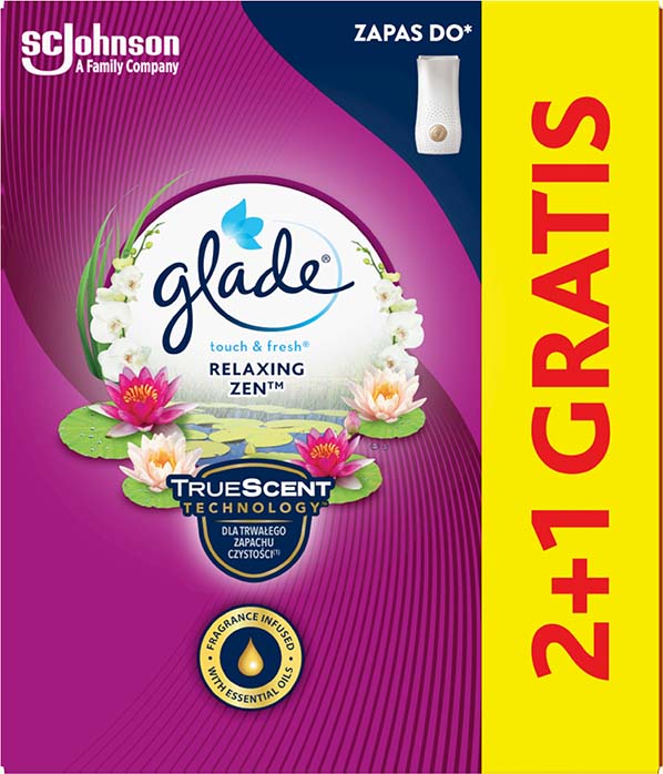 Glade® Touch & Fresh utántöltő 2+1 Japán Kert