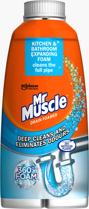 Mr Muscle® Drain Deep Clean & Odour Eliminating Foamer