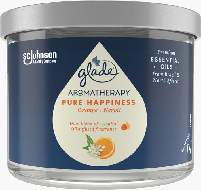 Glade® Aromatherapy Candle Pure Happiness Air Freshener
