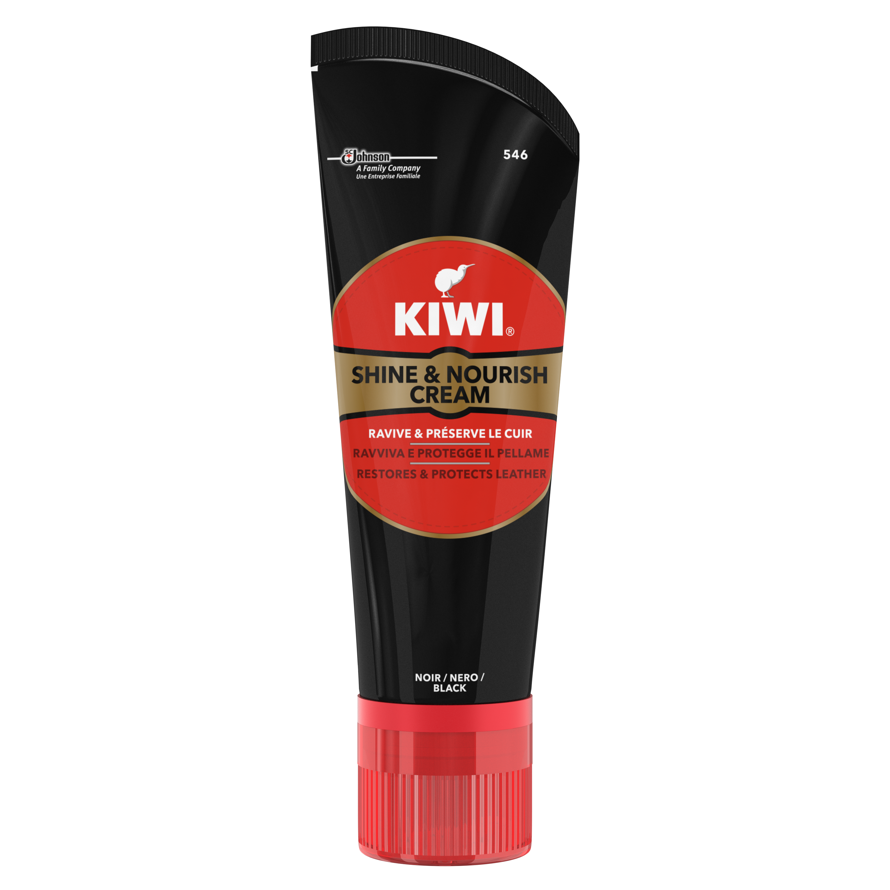KIWI® Shine & Nourish Cream tube Black