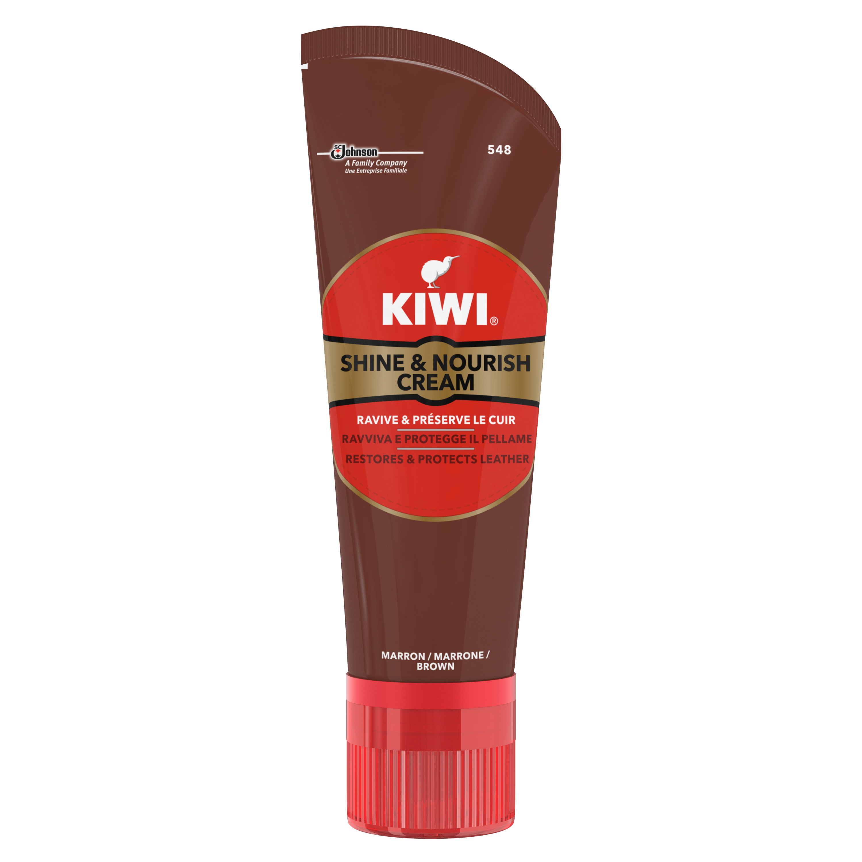 KIWI® Shine & Nourish Cream tube Midbrown